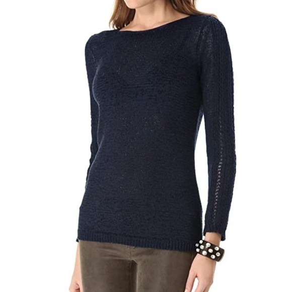 𝅺RACHEL Zoe Karla Openwork Sweater - Picture 1 of 8